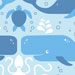 Whales & friends collection for Spoonflower / Heleen van Buul